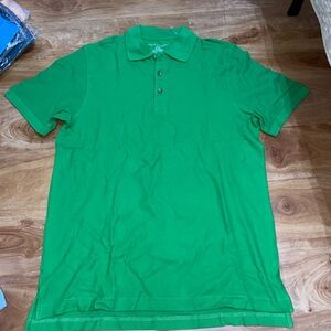 NATURAL LIFE Vibrant Green Polo Shirt 100% cotton